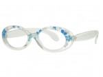 For Girls Glasses Flower Blue RX